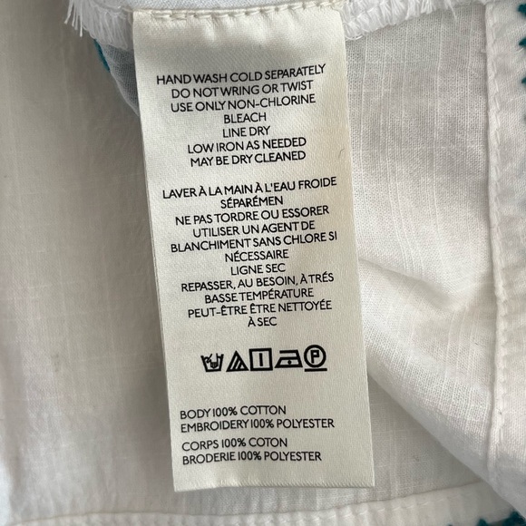 Anthropologie Multicolor Embroidered Tunic Oversized Blouse - Size M - NWOT - Picture 8 of 12